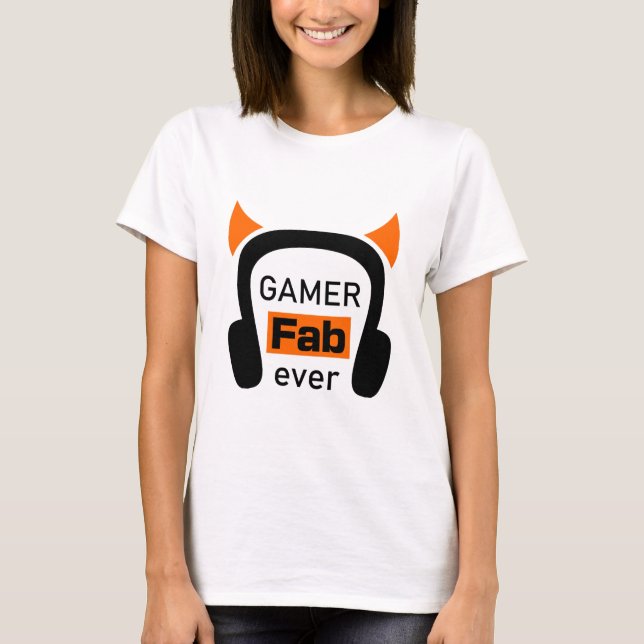 Camiseta gamer fab-ever (Frente)