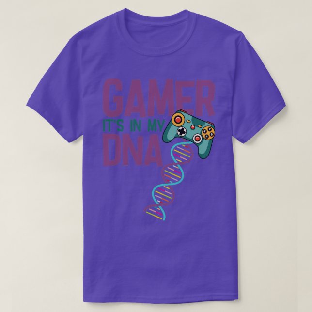 Camiseta Gamer Gamer Its In My DNA (Frente do Design)