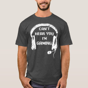 Camiseta Gamer Gift Fabuloso Não Pode Ouvir Você Estou Jo