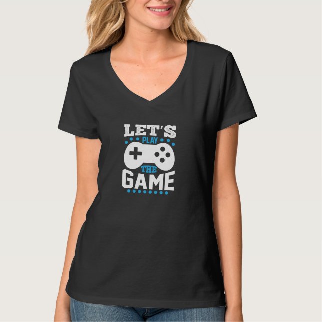 Camiseta Gamer Gift Permite Jogar O Jogo (Frente)