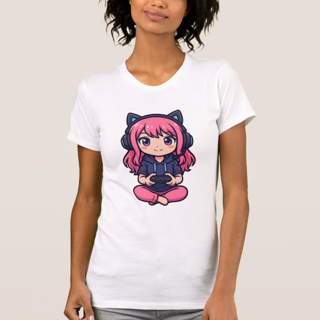 Camiseta Gamer Girl (Frente)