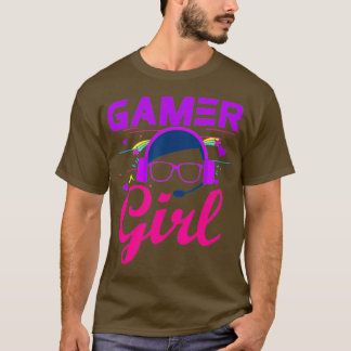 Camiseta Gamer Girl Cute Gaming T for Girls Gamers Video