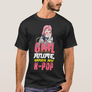 Camiseta Gamer Girl É Apenas Uma Menina Que Ama Os Jogos De