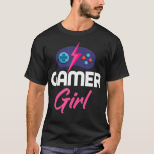 Camiseta Gamer Girl Engraçada Videos games Engraçados Jogan