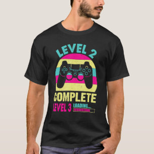 Camiseta Gamer Girl Nível 2 - segundo de videogame completo