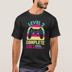 Camiseta Gamer Girl Nível 2 - segundo de videogame completo