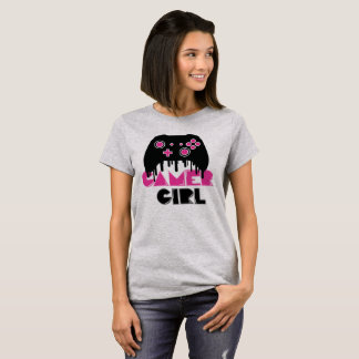 Camiseta Gamer girl rapariga mulheres Gaming de game de