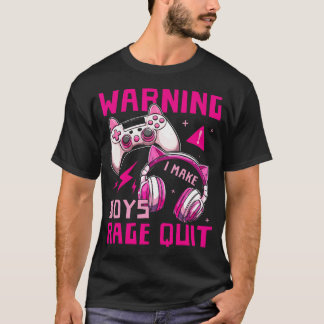 Camiseta Gamer Girl Vídeo Jogos Streaming Streamer F