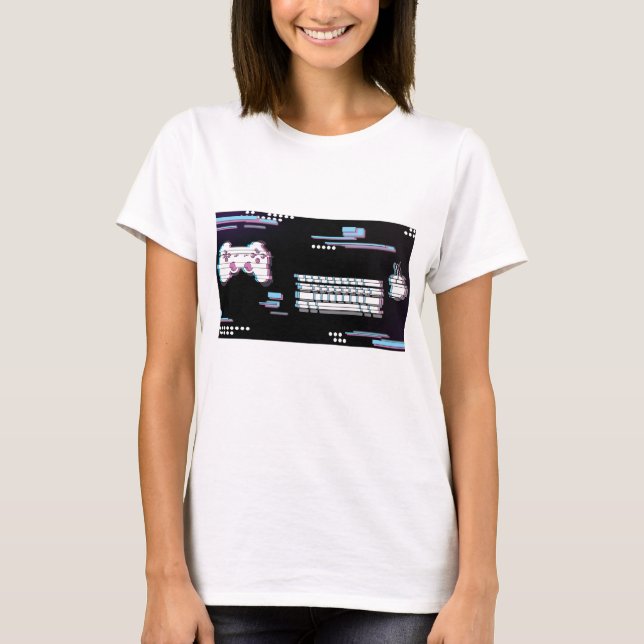 Camiseta Gamer Glitch (Frente)