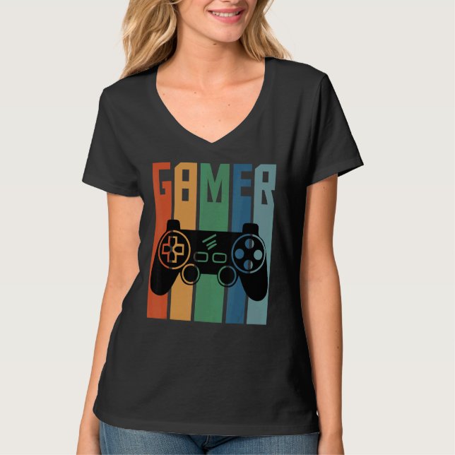Camiseta Gamer Graphic Video Game Player Gaming Pc Co (Frente)