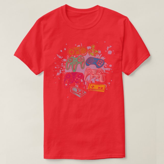 Camiseta Gamer Graphic Video Game Player Gaming Pc Co (Frente do Design)
