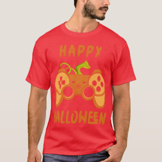 Camiseta Gamer Happy Halloween Jogadora