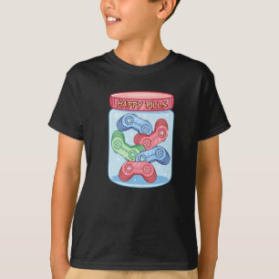 Camiseta Gamer Happy Pills Sticker