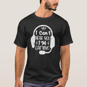 Camiseta Gamer Headset Pode Ouvir Você Estou Jogando 5