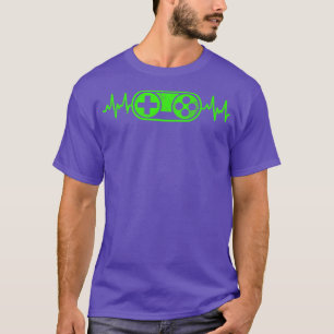 Camiseta Gamer Heartbeat Videos games ns Gaming Boys Girls