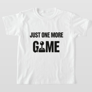 Camiseta Gamer Infantil – “Mais Uma Partida”