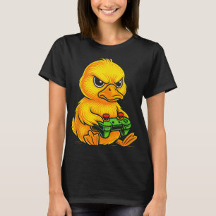 Camiseta Gamer Jogos Animal Boys Gi Pato Amarelo