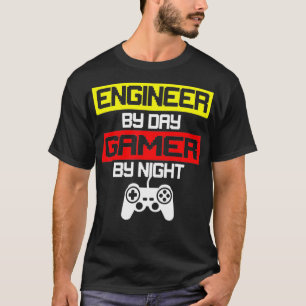 Camiseta Gamer legal Por Dia Por Jogo Noturno Pla