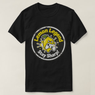 Camiseta Gamer Limão Engraçado "Lenda do Limão" & "Mantenha