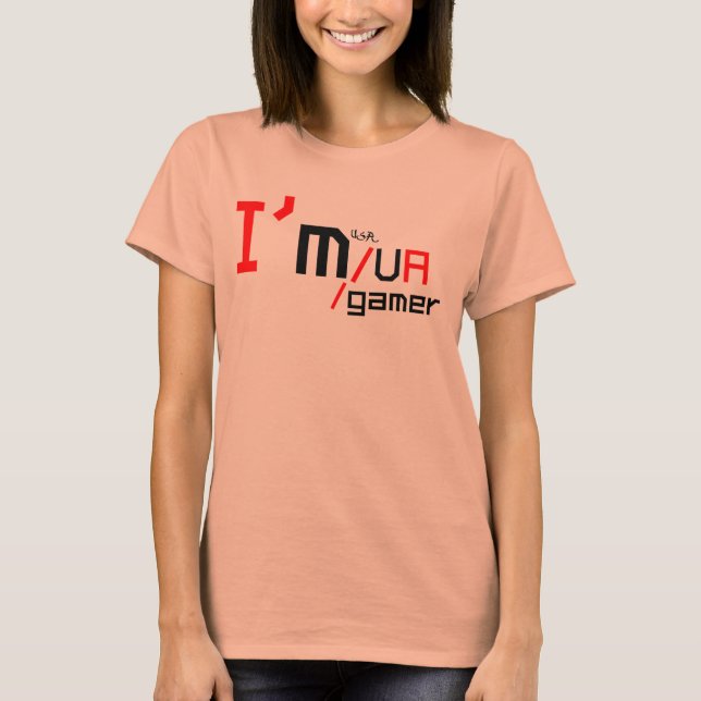 Camiseta Gamer-menina do wow! (Frente)