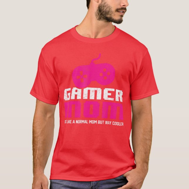 Camiseta Gamer Mom Video Games Gaming Lover Mother Player G (Frente)