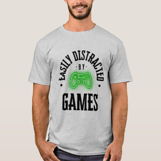 Camiseta Gamer Neon (Frente)