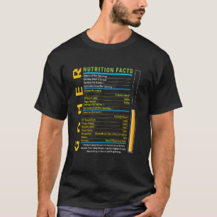 Camiseta Gamer Nutrition Fala Engraçado Jogos Jogadores