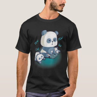 Camiseta Gamer Pai Mãe Pai Criança De Vídeo Do Urso