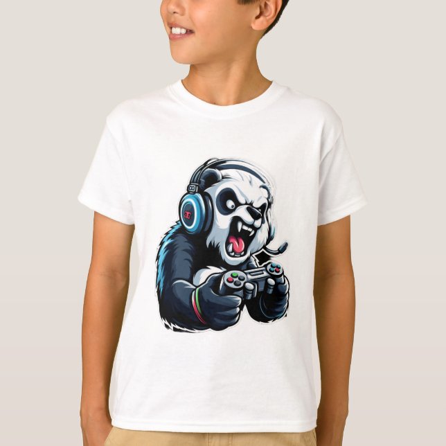 Camiseta Gamer Panda (Frente)