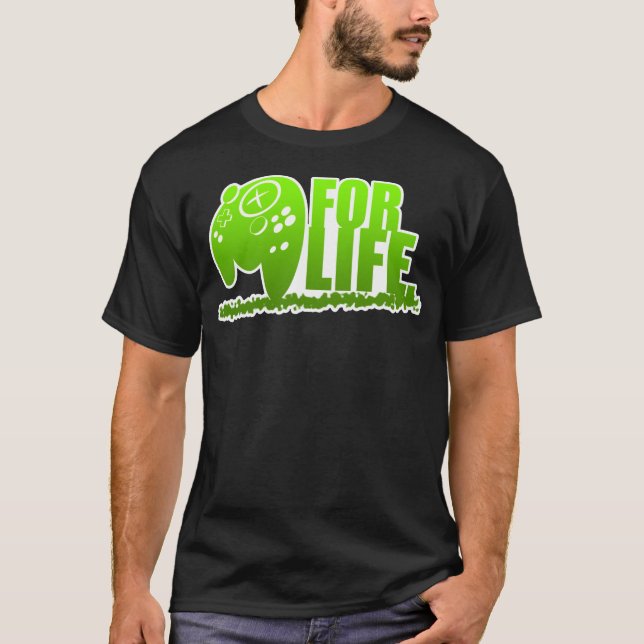 Camiseta Gamer PARA a VIDA (Frente)