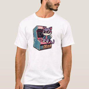Camiseta Gamer para Retro   Estilo de Arcade de Bootleg Vin