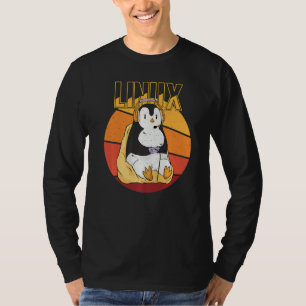 Camiseta Gamer Penguin Linux Root Party Programmer Com