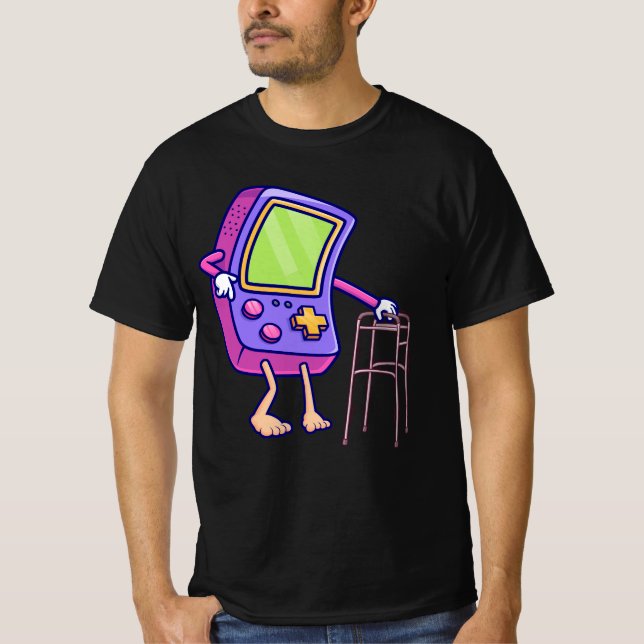 Camiseta Gamer Retro Fashion Video Game Gamepad (Frente)