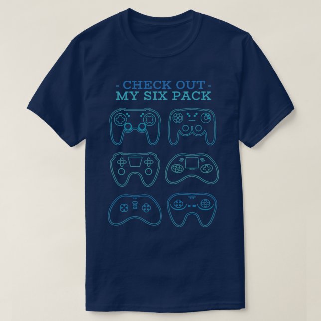 Camiseta Gamer Seis Pack (Frente do Design)