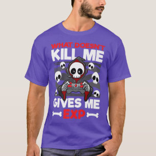 Camiseta Gamer Skeleton engraçado Ossos Cópulos Jogos em ví