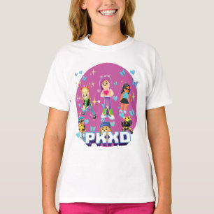 Camiseta Gamer Sticker Colorido para Crianças, Jogo pKXd