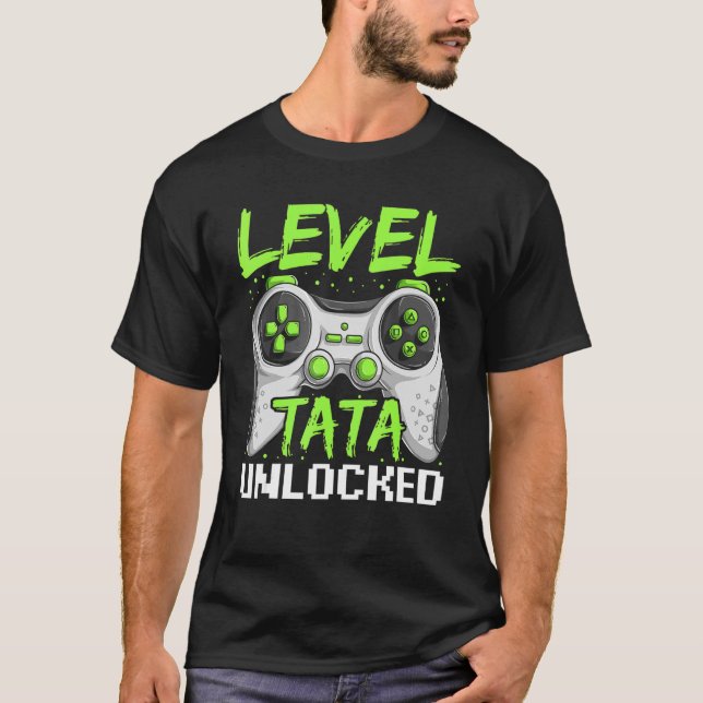 Camiseta Gamer Tata To Be Indian Gaming Level Tata Unlock ( (Frente)