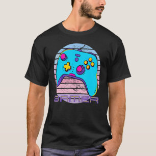 Camiseta Gamer Vintage - Controle de jogos