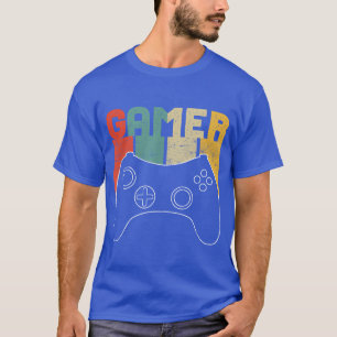 Camiseta Gamer Vintage Retro Video Game família engraçada