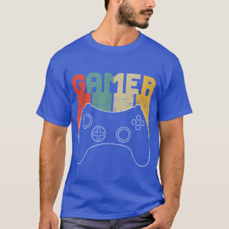Camiseta Gamer Vintage Retro Video Game família engraçada