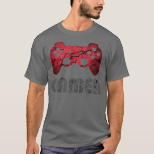 Camiseta Gamer Vintage Retro Videos games Fan Gift Boys Tee