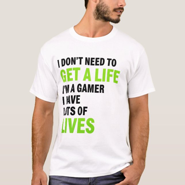 Camiseta Gamer Vive T-Shirt (Frente)