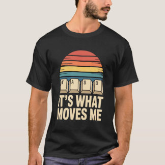 Camiseta Gamer WASD ‘É O Que Me Move’ | Camiseta D