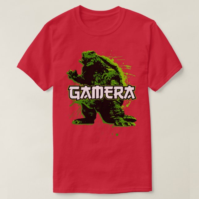 Camiseta GAMERA Splatter (Frente do Design)