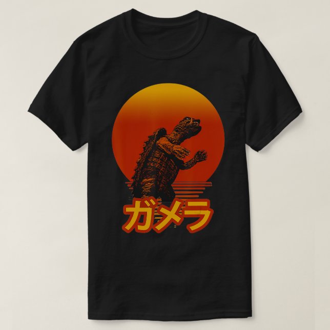 Camiseta Gamera Vintage Retro Graphic  (Frente do Design)