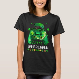 Camiseta Gamerchaun Gaming Shamrock Hat Dourada Rua D de Pa