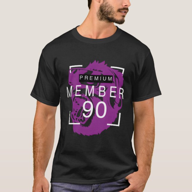Camiseta Gameream 90 Ninety Design RoxoGorill (Frente)