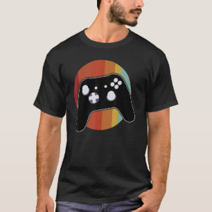Camiseta Gamers de jogos com estilo de vintage do controlad