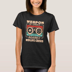 Camiseta Gamers Em Crise De Midlife Tocam Videogames Todos