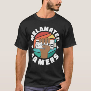 Camiseta Gamers Melanizados African American Gamer Love Gra